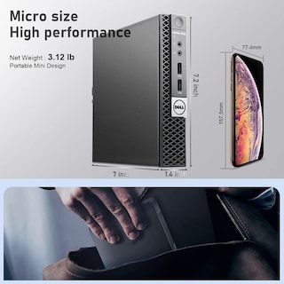 Foto 6 | Miniordenador Dell Optiplex 7040 Micro Intel Core I7-6700t De 16 Gb De Ram - Venta Internacional