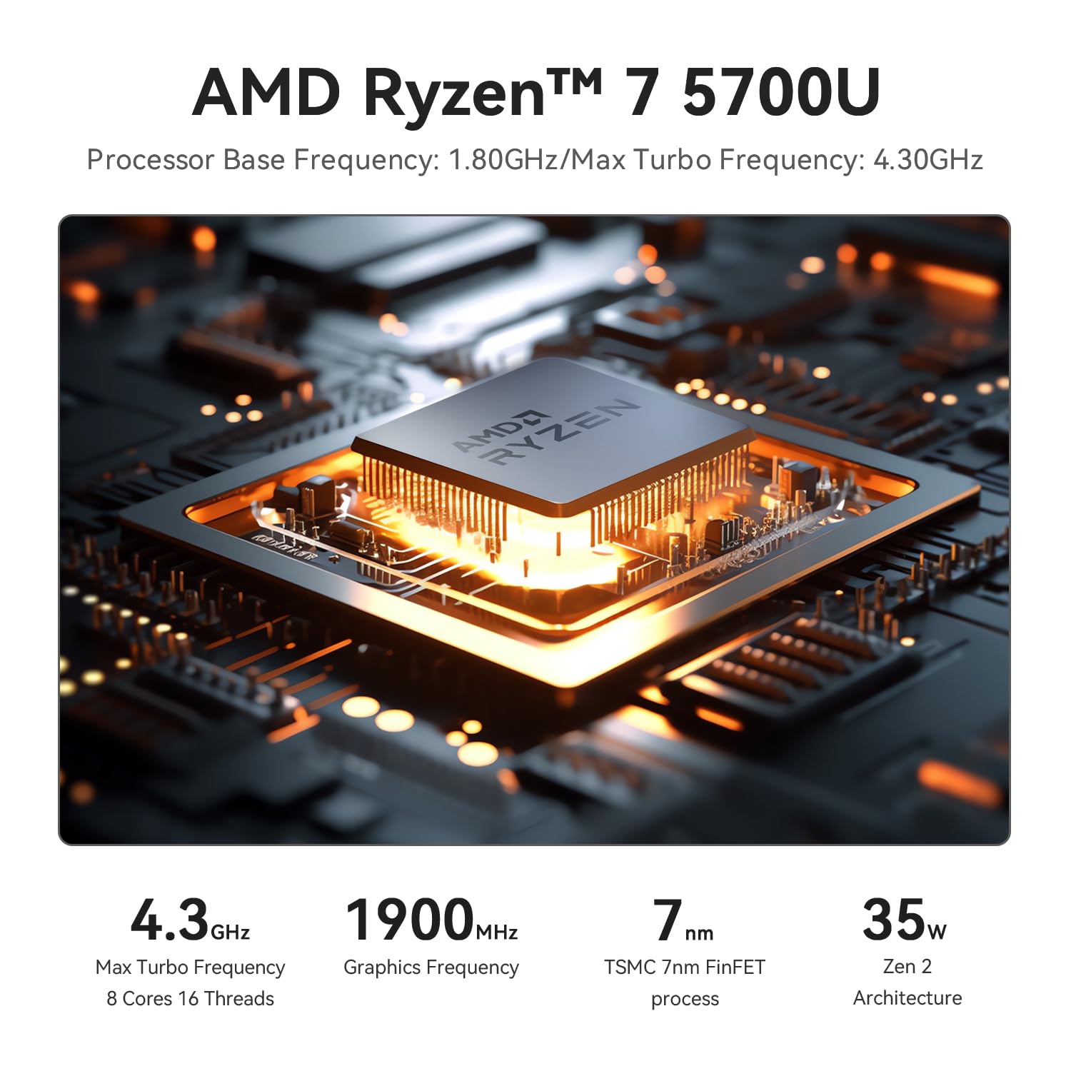 Foto 3 pulgar | Mini Pc Beelink Ser5 Amd Ryzen 7 5700u 16 Gb Ram 500 Gb Ssd 4k - Venta Internacional.