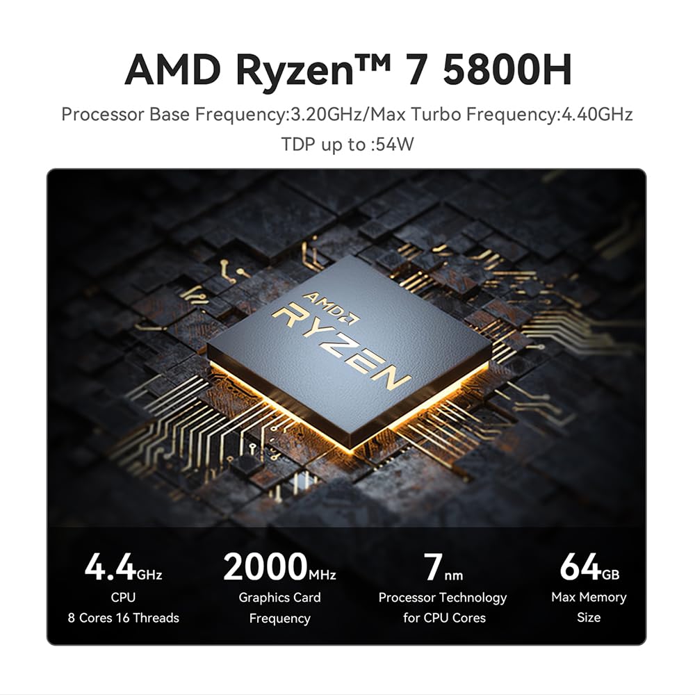 Foto 4 pulgar | Mini Pc Beelink Ser5 Max Amd Ryzen 7 5800h 16 Gb Ram 500 Gb Ssd - Venta Internacional.