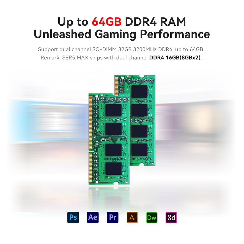 Foto 5 | Mini Pc Beelink Ser5 Max Amd Ryzen 7 5800h 16 Gb Ram 500 Gb Ssd - Venta Internacional.