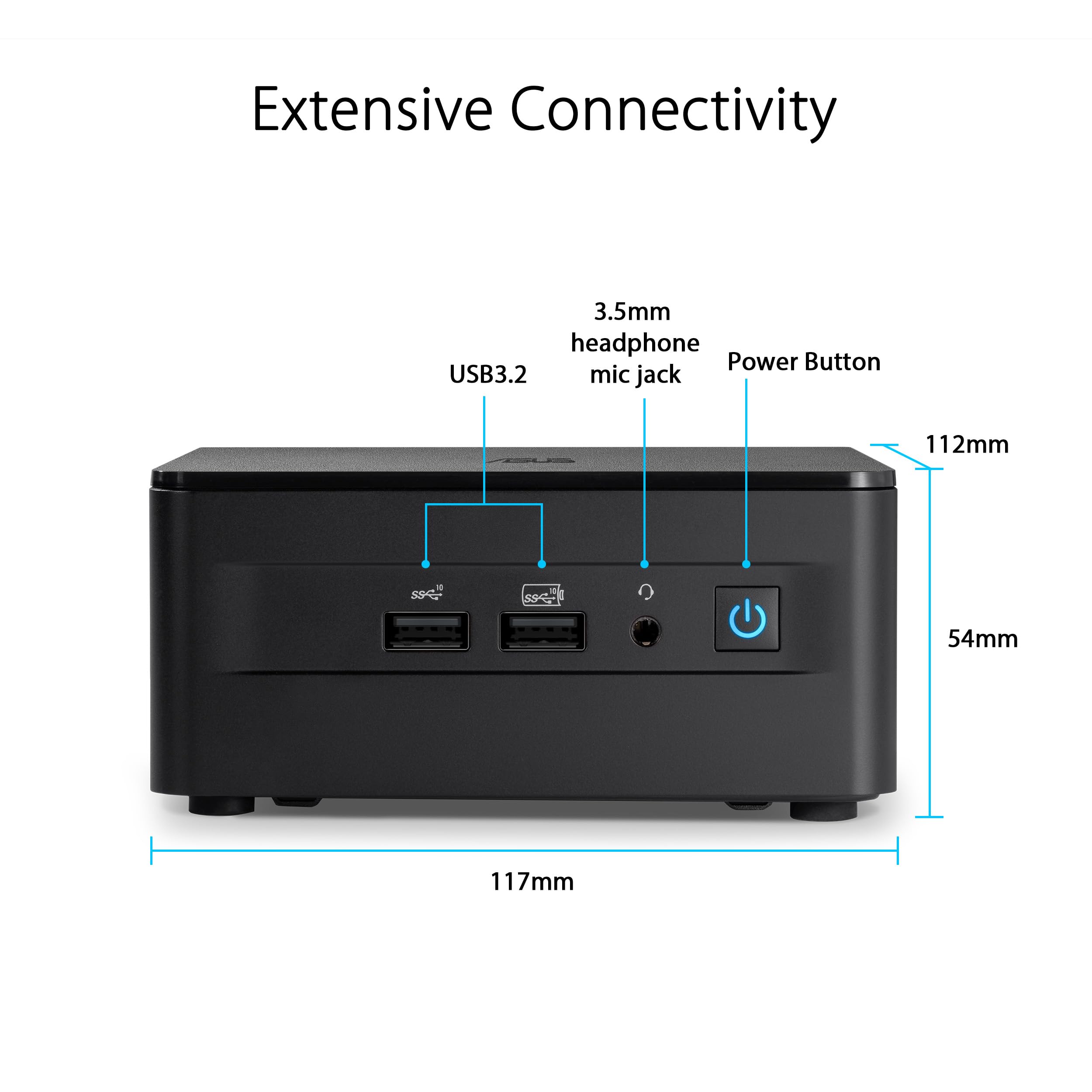 Foto 4 pulgar | Mini PC Asus Nuc 13 Pro Tall Barebone Intel I3-1315U de 64 GB - Venta Internacional