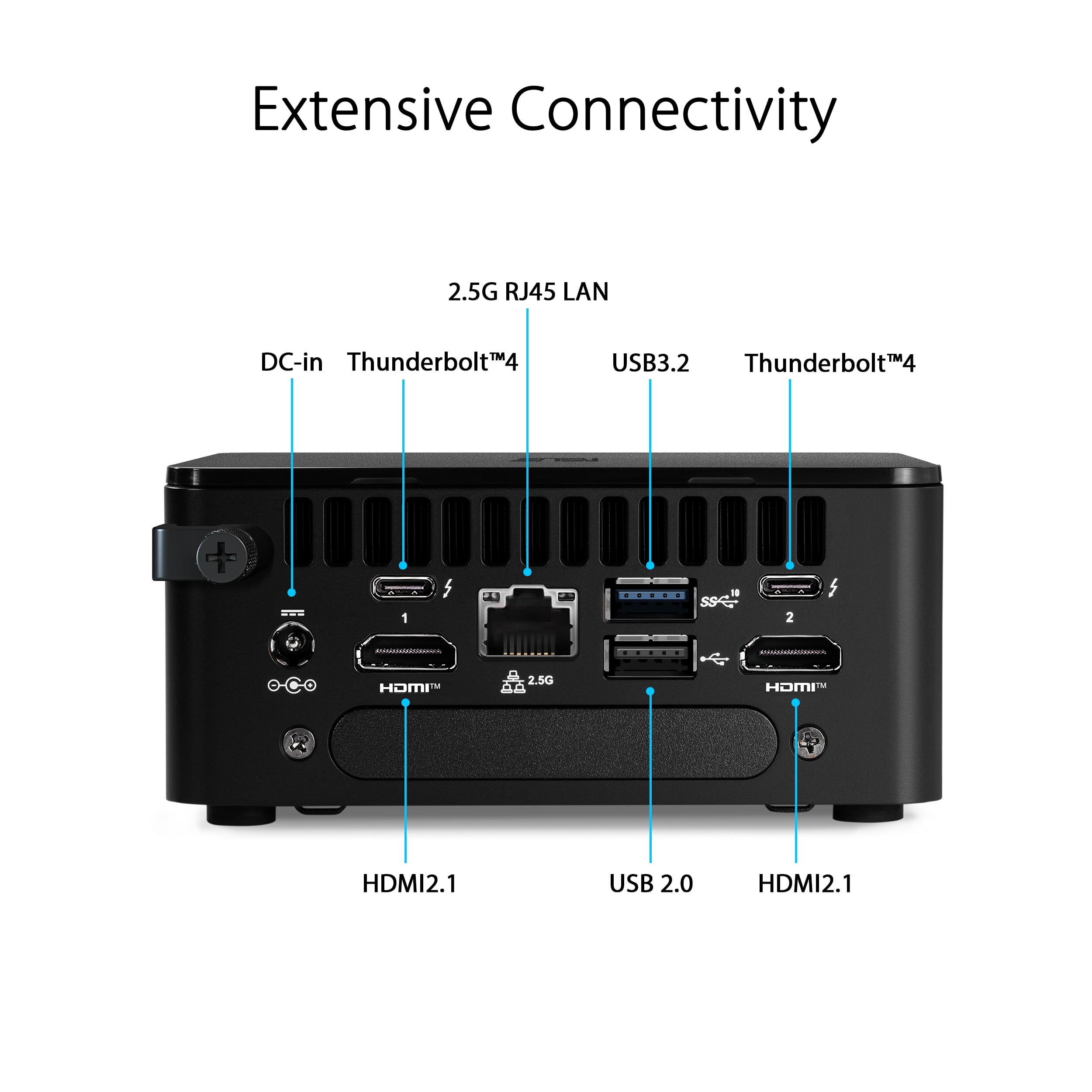 Foto 5 pulgar | Mini PC Asus Nuc 13 Pro Tall Barebone Intel I3-1315U de 64 GB - Venta Internacional