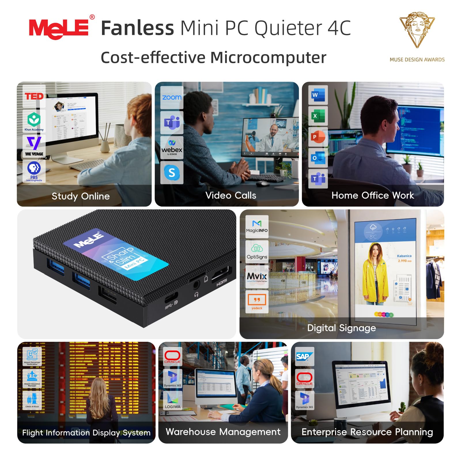 Foto 8 pulgar | Mini Pc Mele Quieter 4c, 12.ª Generación, N100, 16 Gb De Ram, 512 Gb, Ssd, Win 11 - Venta Internacional.