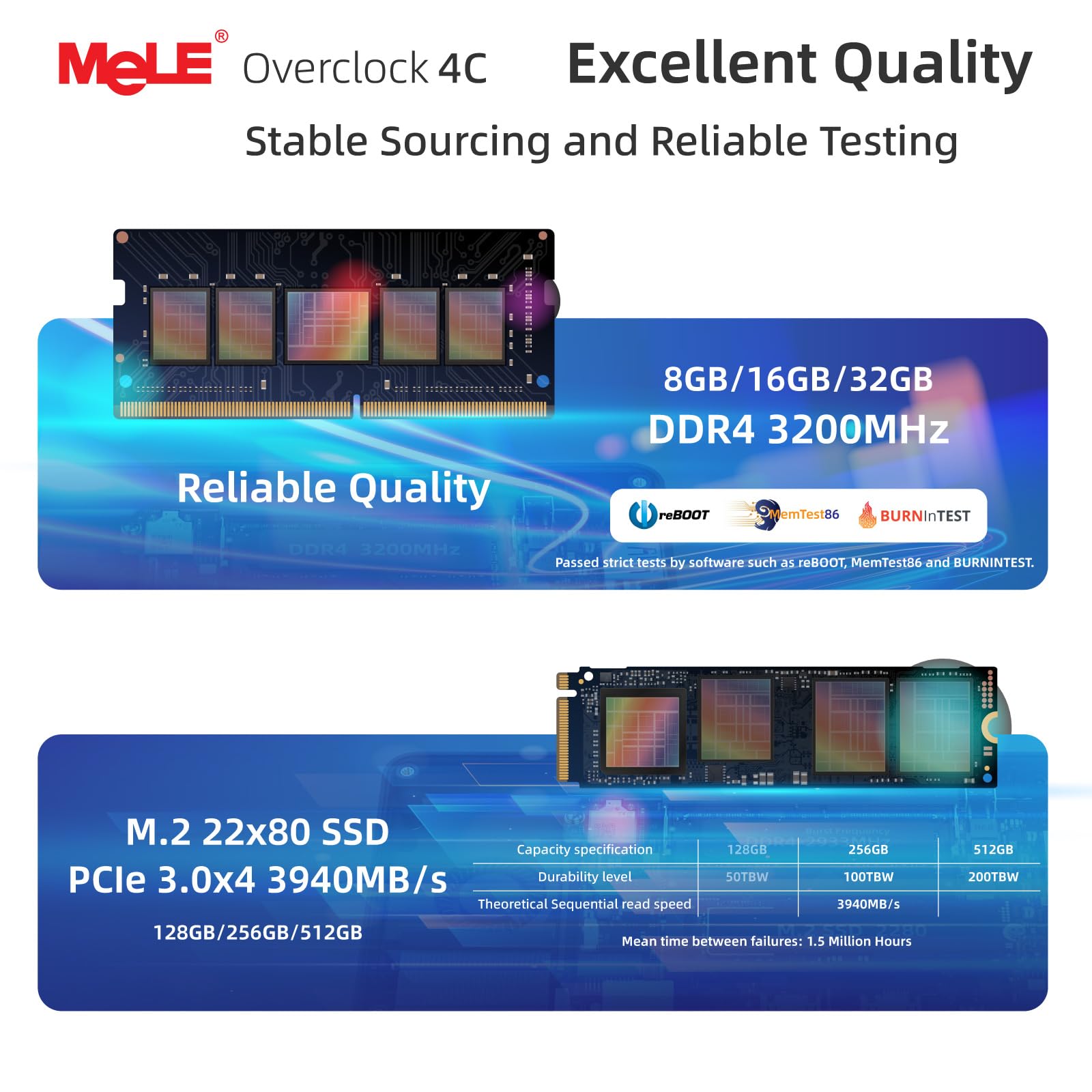 Foto 8 pulgar | Mini Pc Mele Overclock4c N95 32 Gb Ddr4 512 Gb 4k Con Triple Pantalla - Venta Internacional.