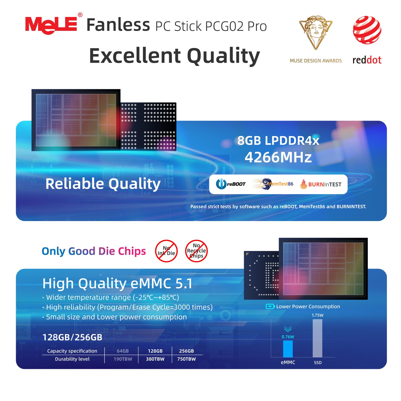 Foto 5 | Mini PC MeLE PCG02 Pro N100 8 GB/256 GB - Venta Internacional