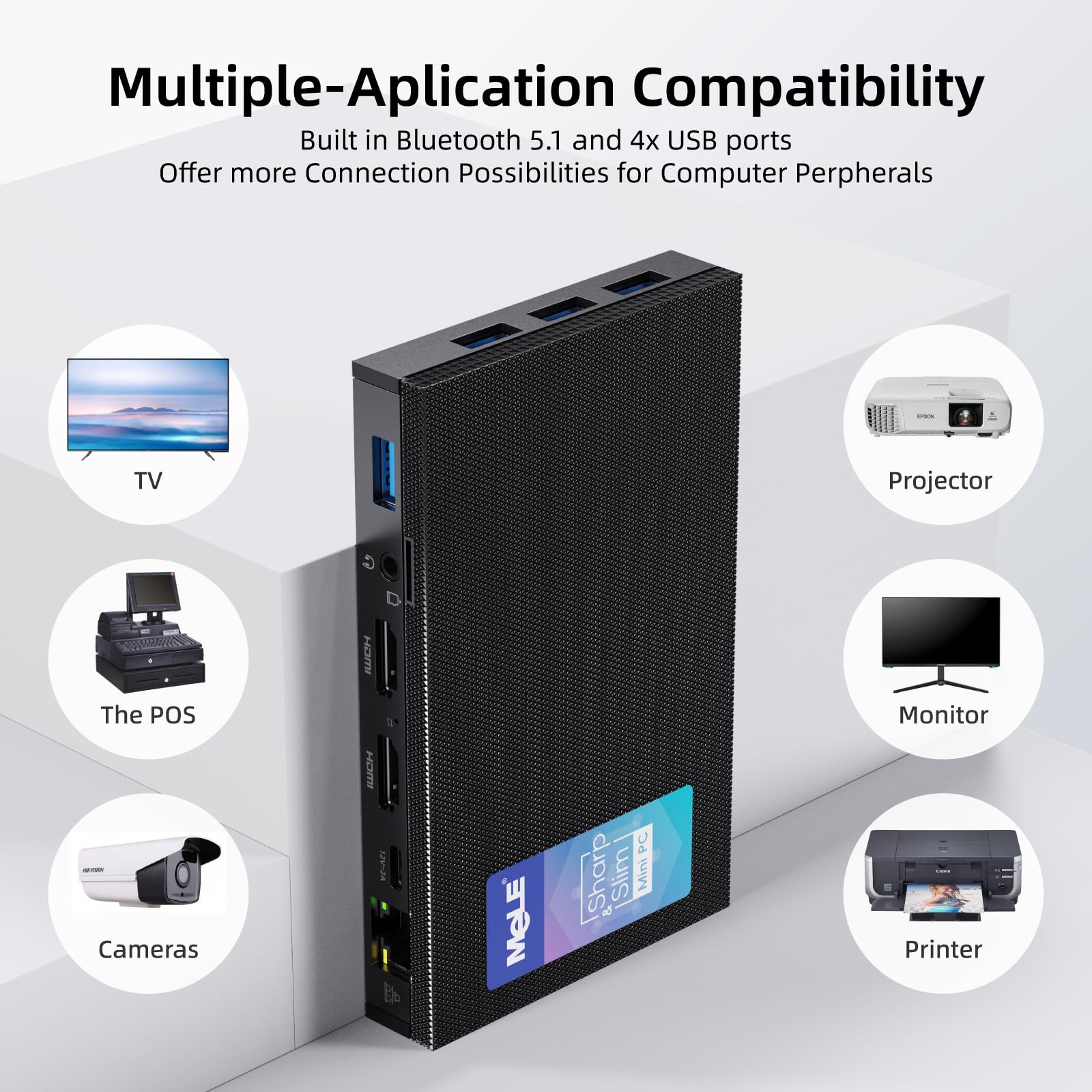 Foto 8 pulgar | Mini Pc Mele Quieter3q N5105 8 Gb Ram 128 Gb Ssd Win11 Pro - Venta Internacional.
