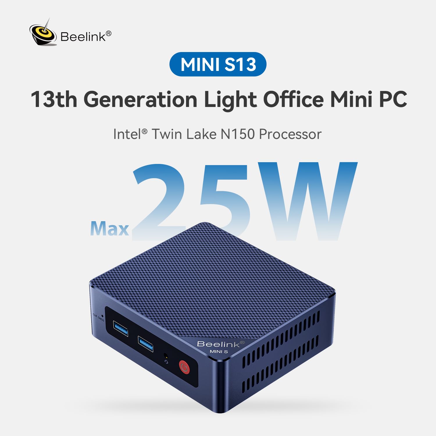 Foto 5 pulgar | Mini Pc Beelink Minis13 Pro N150 16 Gb Ddr4 1 Tb Ssd Wifi6 - Venta Internacional