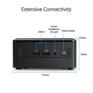 Foto 3 | Mini PC ASUS Nuc 13 Pro Slim Barebone Intel I3-1315u de 64 gb - Venta Internacional