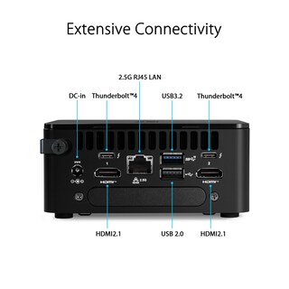 Foto 4 | Mini PC ASUS Nuc 13 Pro Slim Barebone Intel I3-1315u de 64 gb - Venta Internacional