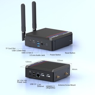 Foto 7 | Mini Pc Minix Z100-0db Sin Ventilador Intel 12.º N100 16 Gb/512 Gb W11 - Venta Internacional.