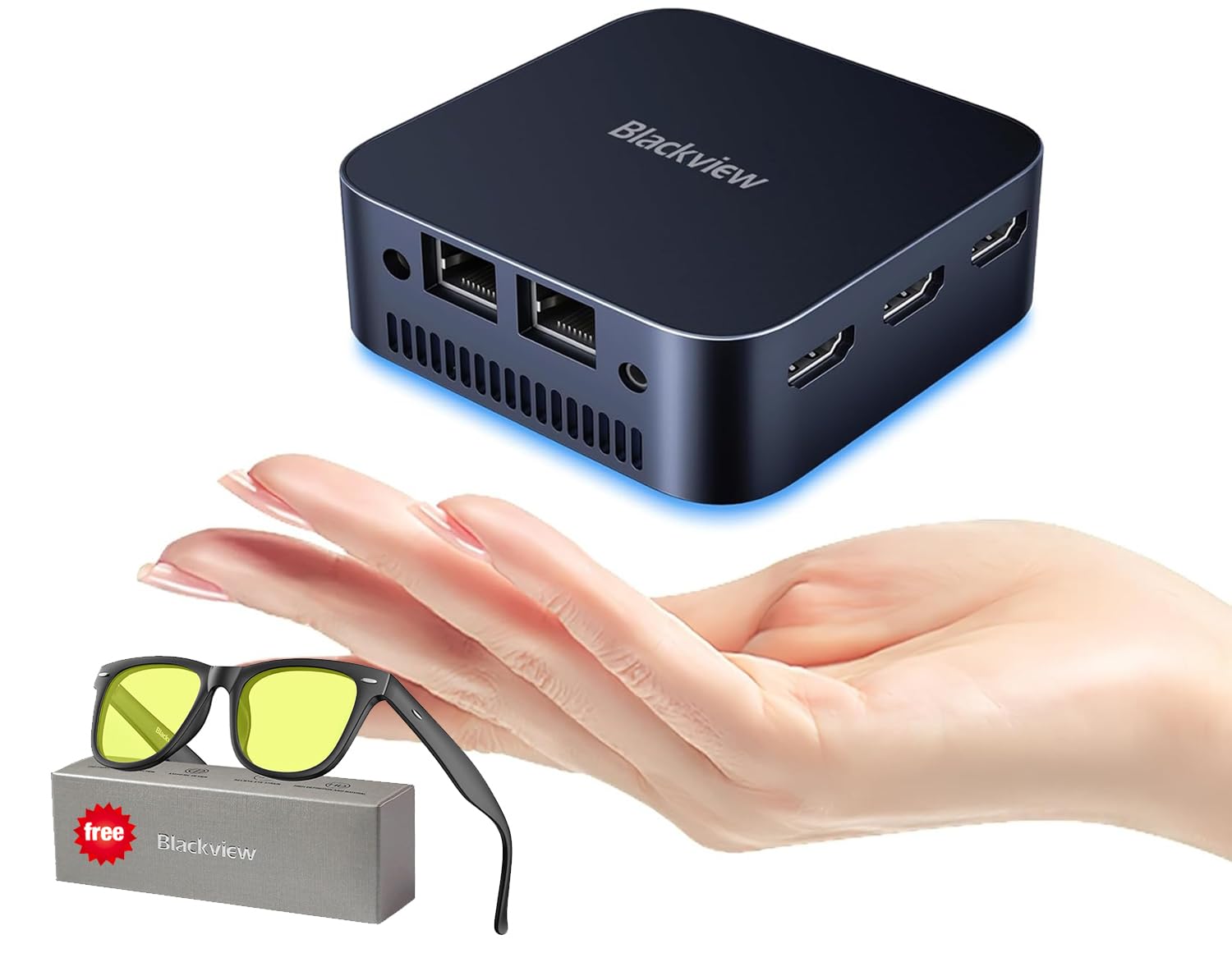Foto 2 pulgar | Mini Pc Blackview Mp80 Intel N5095 De 11.ª Generación, 16 Gb De Ram, 512 Gb, Ssd - Venta Internacional.