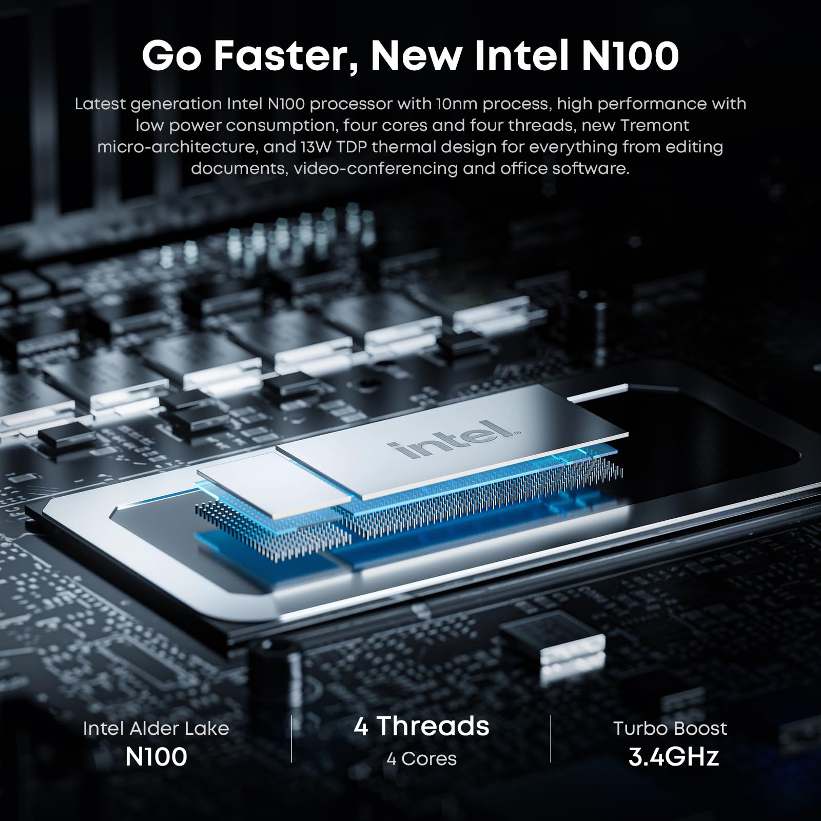 Foto 3 | Mini Pc Chuwi Herobox Intel N100 De 8 Gb De Ram 256 Gb Ssd Windows 11 - Venta Internacional.