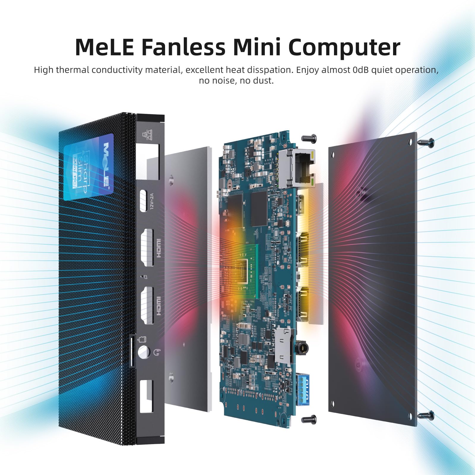 Foto 7 pulgar | Mini Pc Mele Quieter3q Celeron N5105 8 Gb De Ram 128 Gb Ssd Win11 - Venta Internacional.