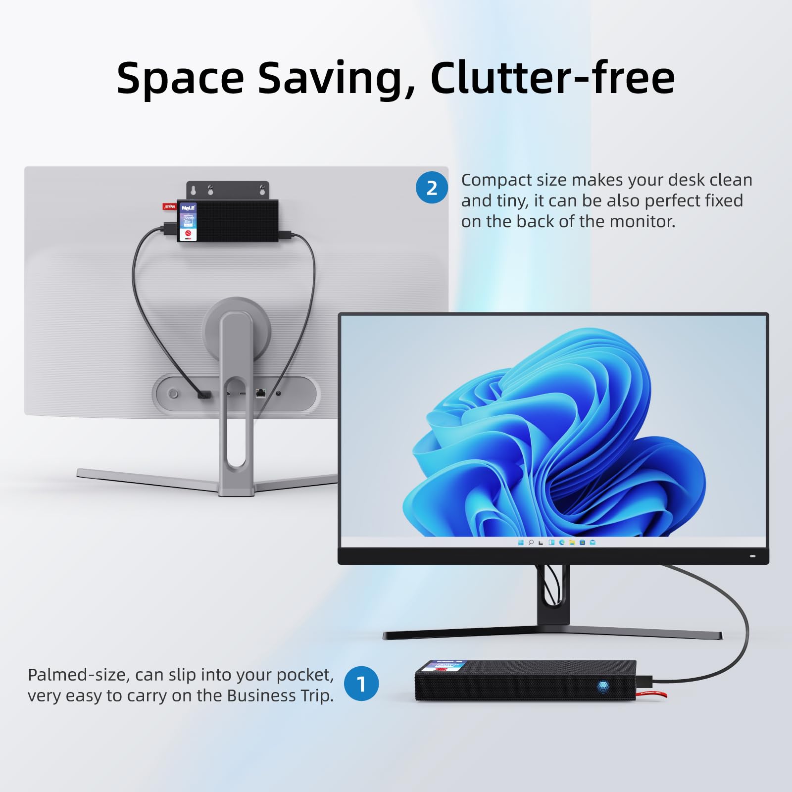 Foto 8 pulgar | Mini Pc Stick Mele Pcg02 Pro J4125 De 8 Gb/128 Gb Hdmi X2 Usb-c - Venta Internacional.