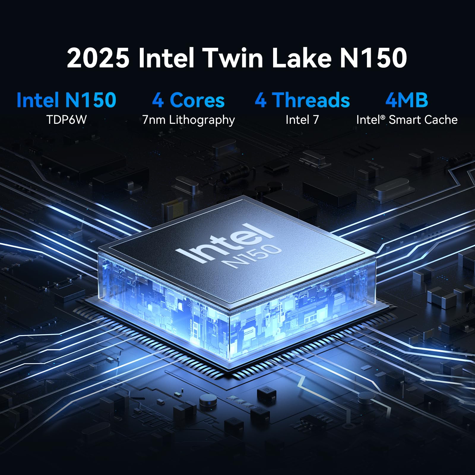 Foto 2 | Mini Pc Blackview Mp60 Intel Twin Lake N150 16 Gb 512 Gb Ssd - Venta Internacional.