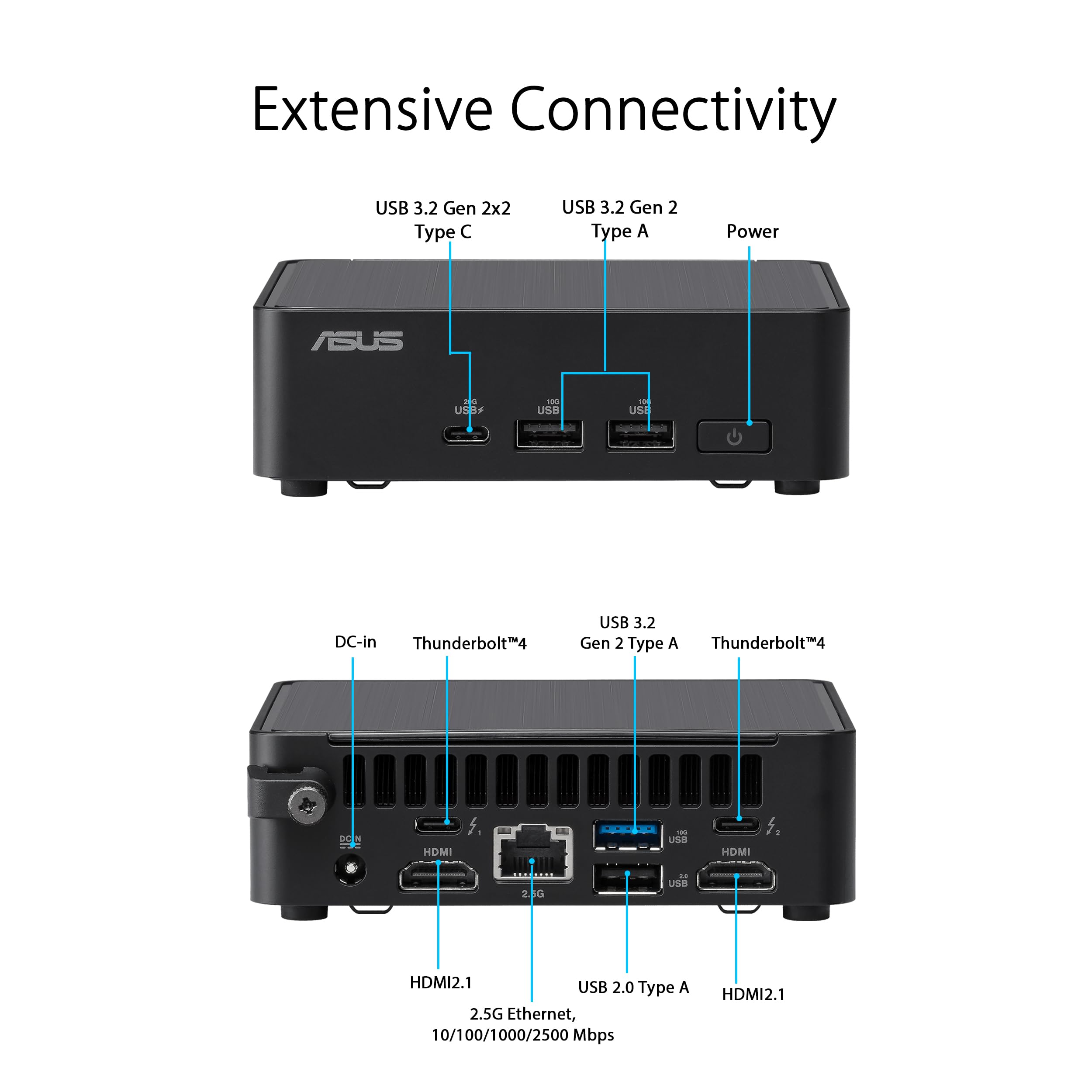 Foto 5 pulgar | Mini Pc Asus Nuc 14 Pro Slim Barebone Intel Core 3 100u - Venta Internacional.