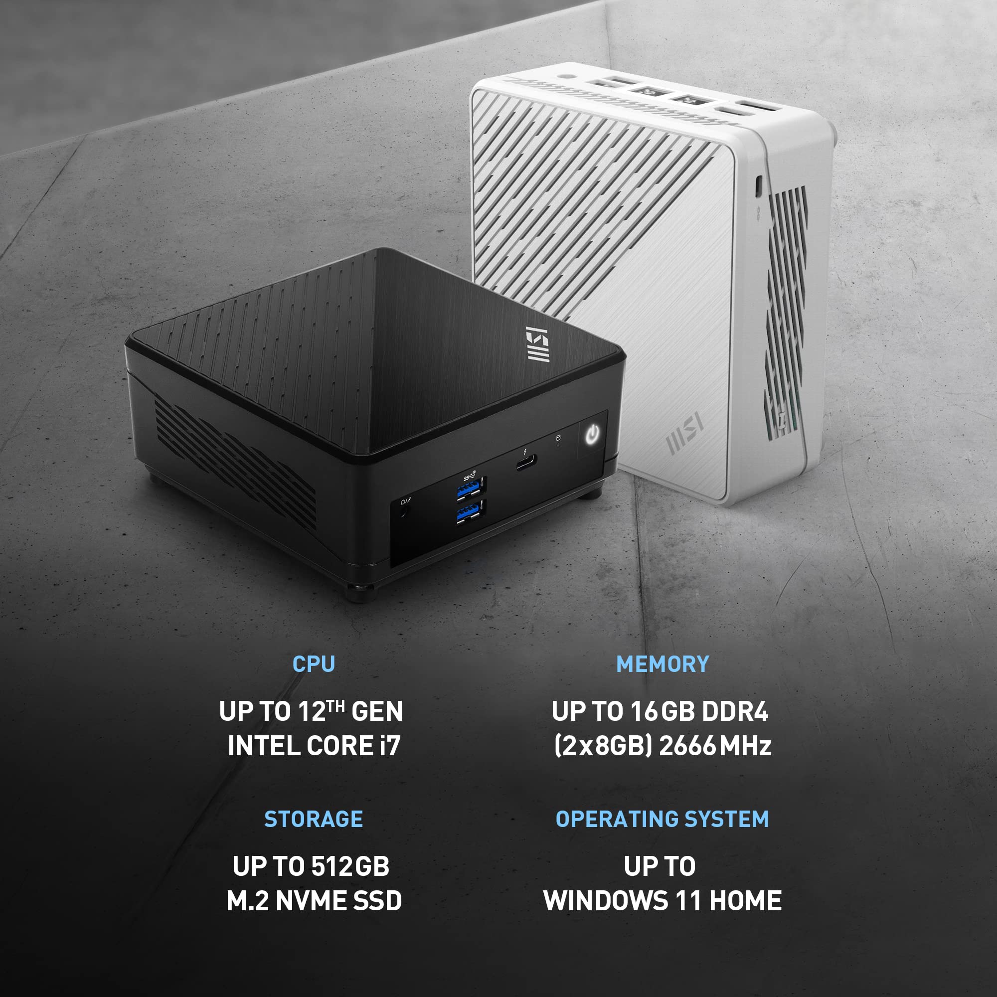 Foto 3 pulgar | Mini Pc Msi Cubi 5 Barebones Intel Core I3-1215u De 12ª Generación - Venta Internacional.