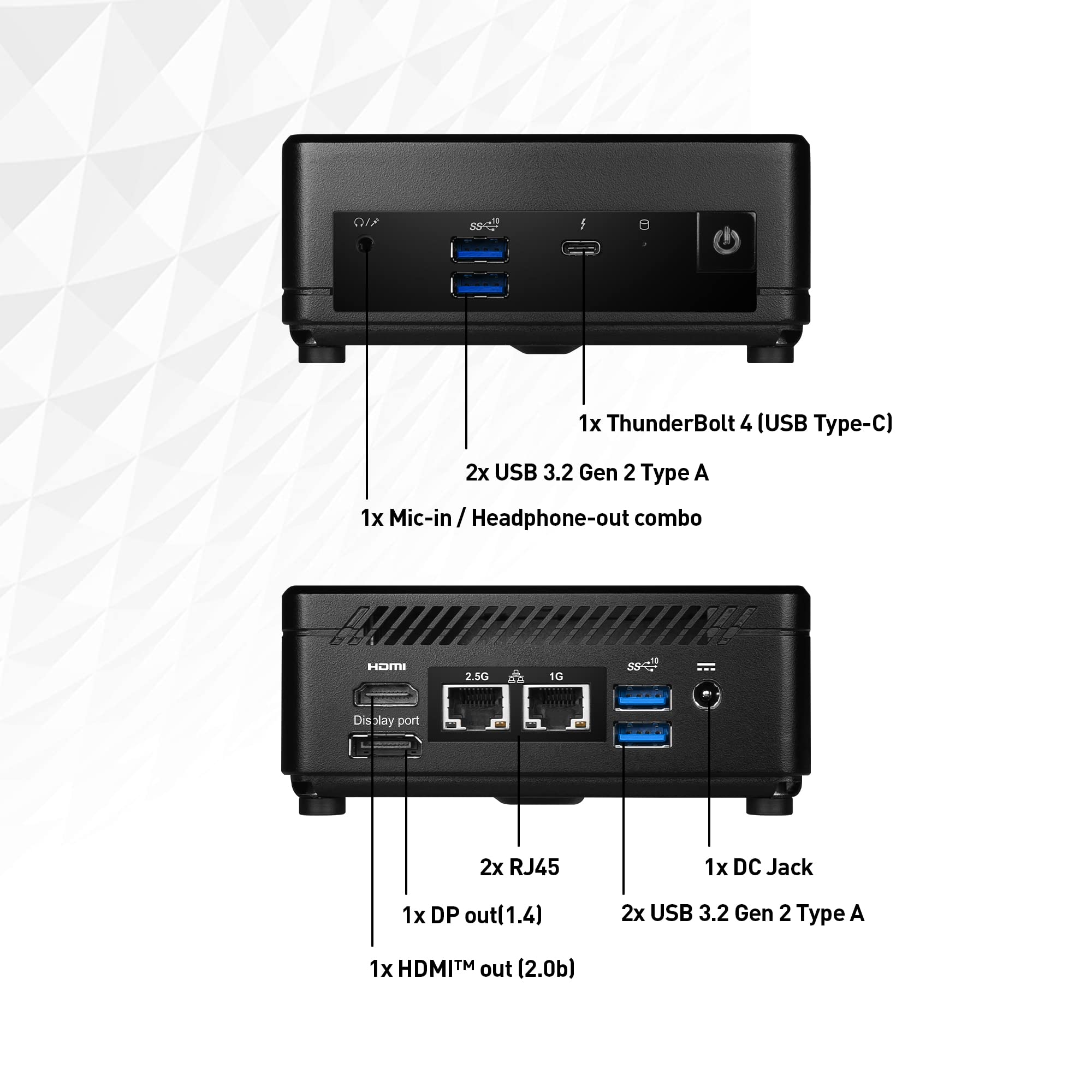 Foto 7 pulgar | Mini Pc Msi Cubi 5 Barebones Intel Core I3-1215u De 12ª Generación - Venta Internacional.