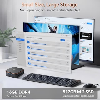 Foto 4 | Mini Pc Blackview Mp20 W-11 Pro Intel N150 16 Gb Ram 512 Gb Ssd - Venta Internacional.