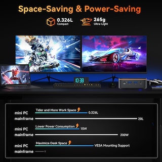 Foto 7 | Mini Pc Blackview 2025 Mp20 W11 Pro Intel N150 8 Gb 256 Gb Ssd - Venta Internacional
