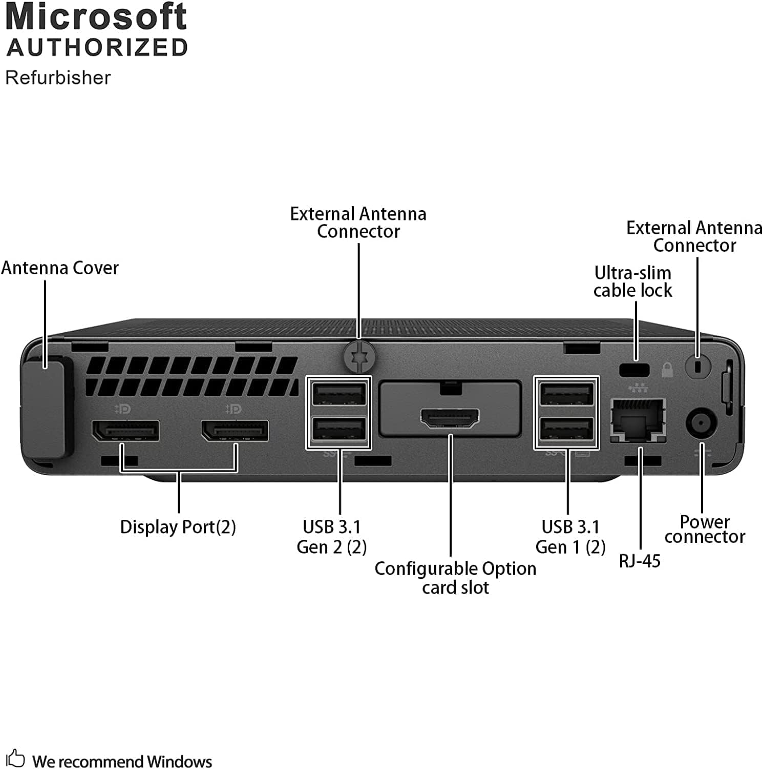 Foto 5 pulgar | Computadora De Escritorio Mini Pc Hp Elitedesk 800 G5 I5-9500t De 16 Gb - Venta Internacional.