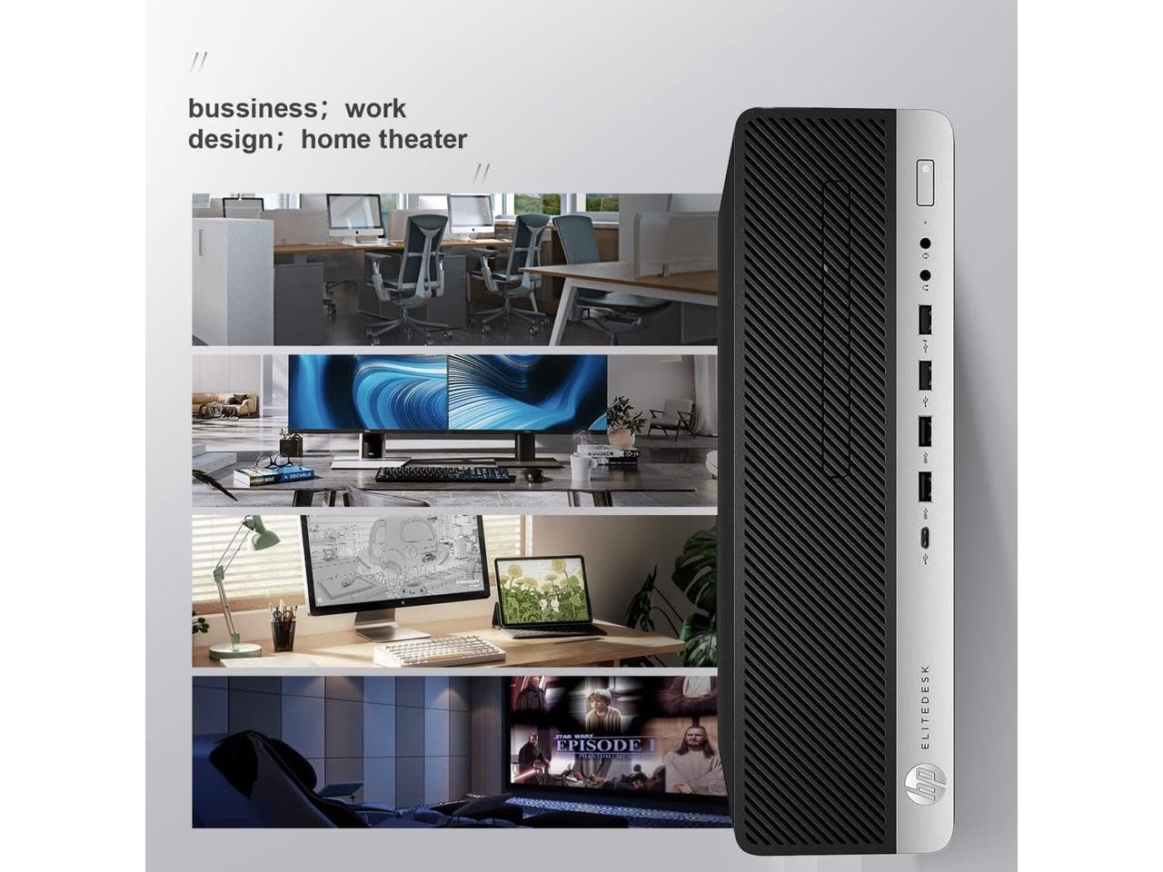 Foto 6 pulgar | Computadora De Escritorio Hp Elitedesk 800 G3 Sff Core I7-6700 16 Gb Ram 256 Gb Ssd Windows 10 Pro - Venta Internaciona