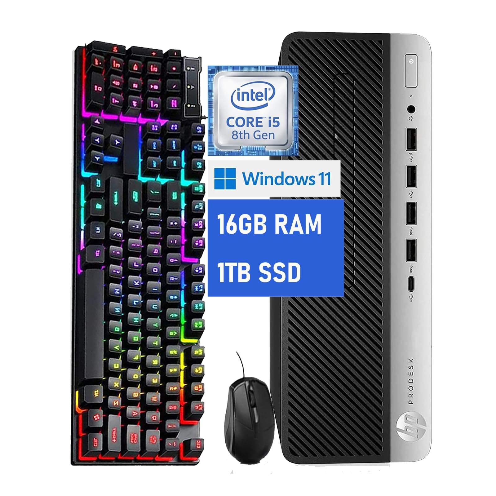 Foto 1 | Escritorio Hp Prodesk 600 G4 Sff Renovado Para El Hogar Y La Empresa - Venta Internacional.