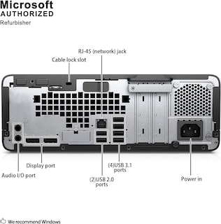 Foto 5 | Escritorio Hp Prodesk 600 G4 Sff Renovado Para El Hogar Y La Empresa - Venta Internacional.