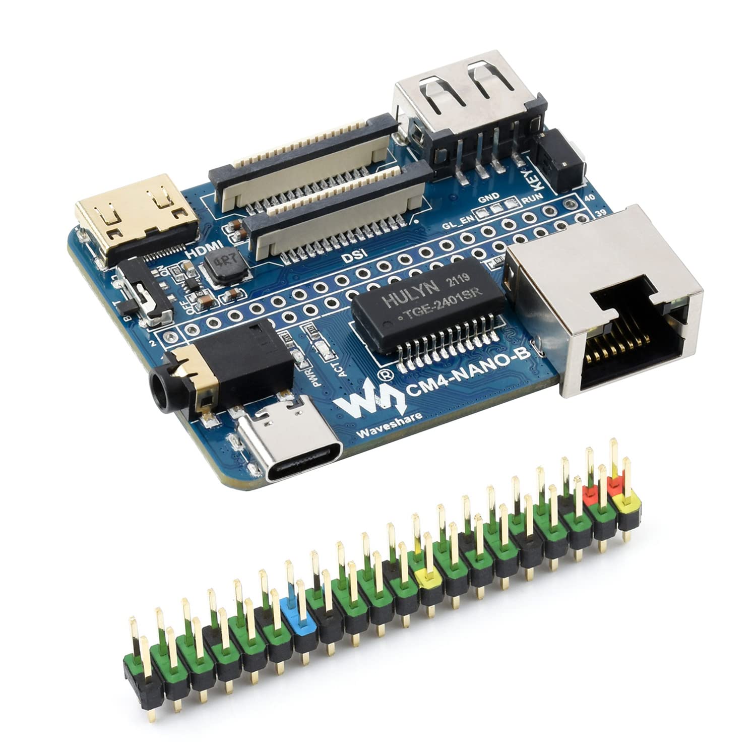 Foto 2 pulgar | Placa Base Nano Waveshare Para Raspberry Pi Compute Module 4 - Venta Internacional.
