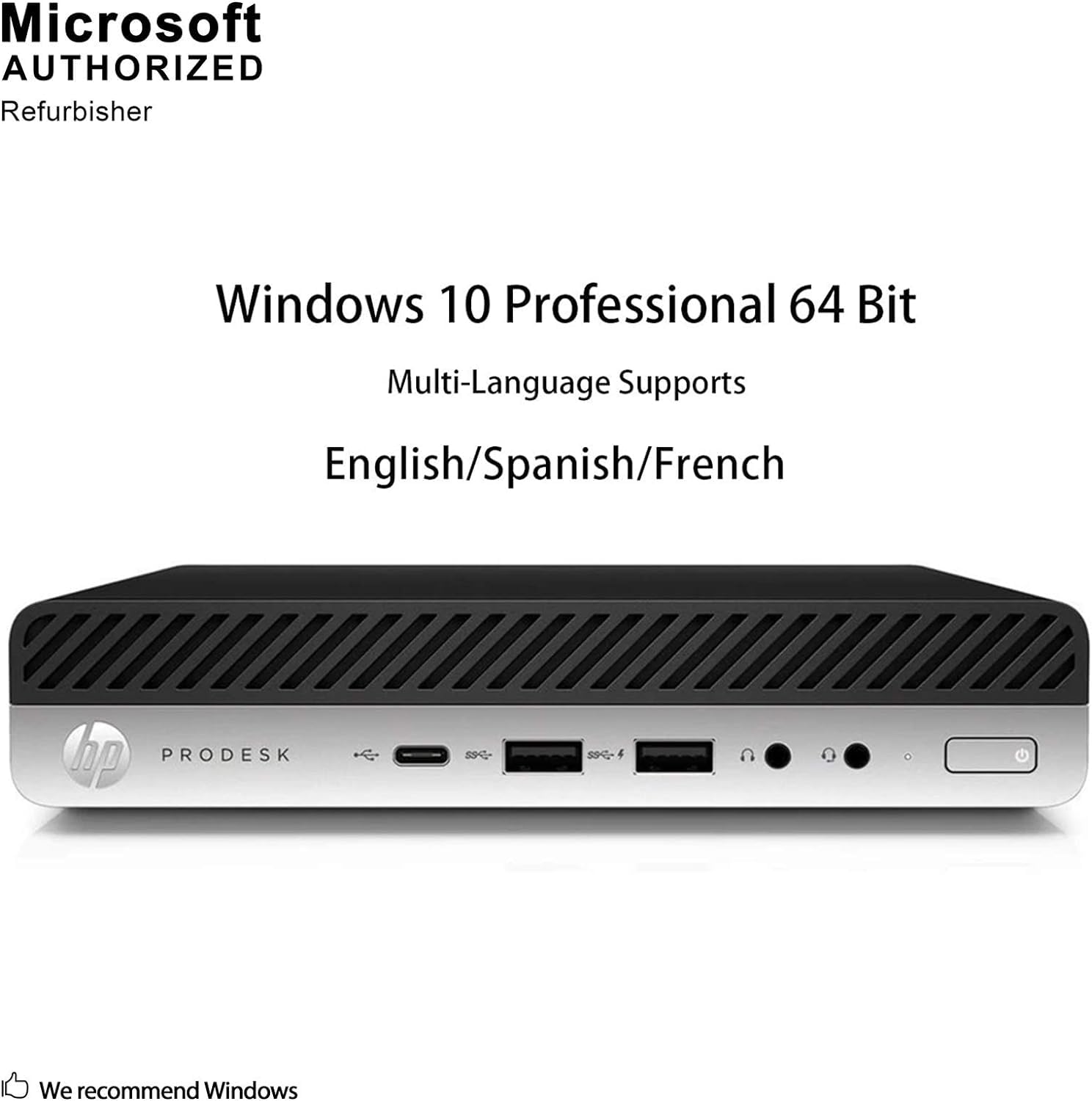 Foto 6 | Computadora De Escritorio Hp Prodesk 600 G3 Mini Pc I5 16 Gb Ram 256 Gb Ssd - Venta Internacional.