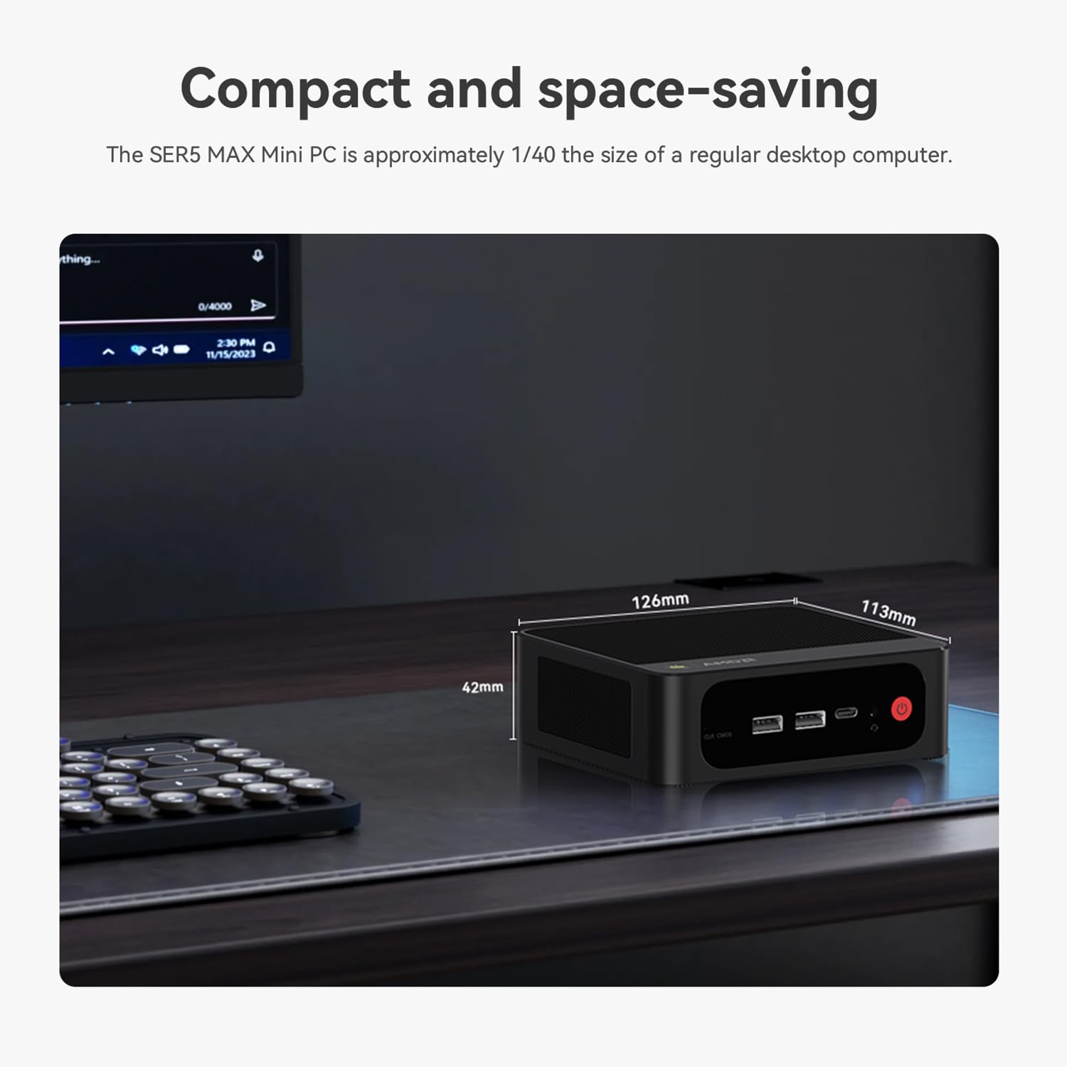 Foto 5 | Mini Pc Beelink Ser5 Max Ryzen 7 6800h 32 Gb Ram 1 Tb Ssd 4k - Venta Internacional.
