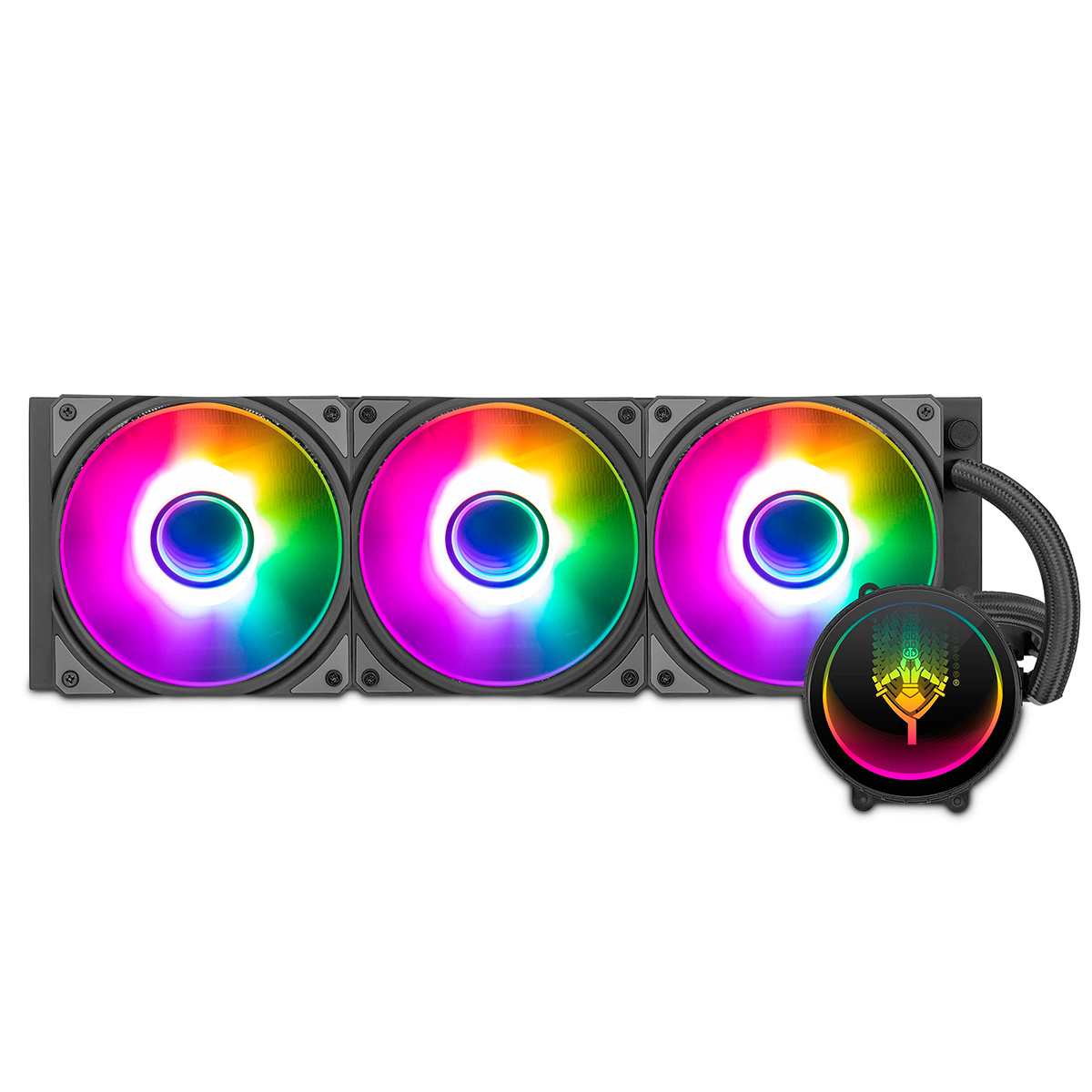 Foto 2 pulgar | Sistema de Enfriamiento Liquido Yeyian Wc3600 Vatn Rgb Radiador 360mm