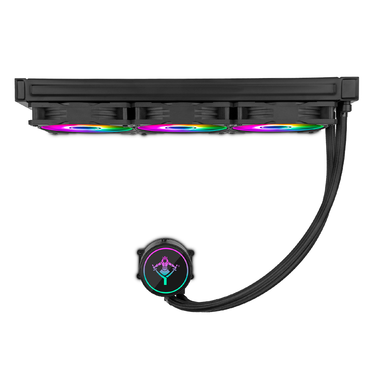 Foto 3 pulgar | Sistema de Enfriamiento Liquido Yeyian Wc3600 Vatn Rgb Radiador 360mm