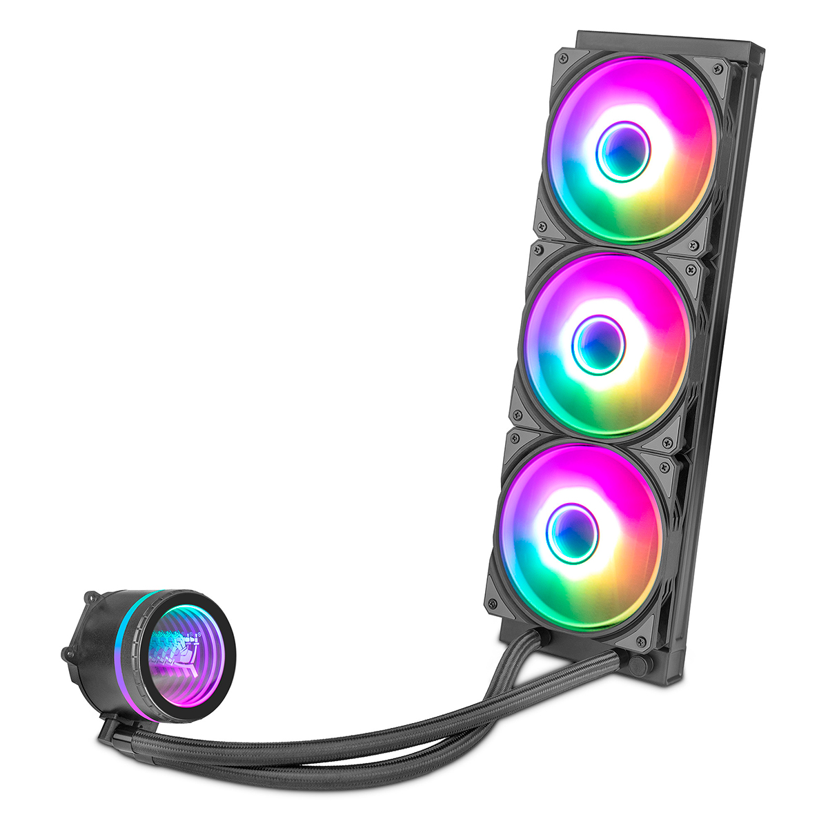 Foto 4 pulgar | Sistema de Enfriamiento Liquido Yeyian Wc3600 Vatn Rgb Radiador 360mm