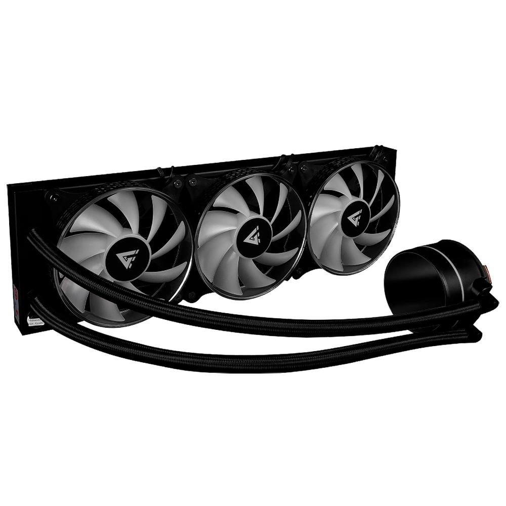 Foto 3 pulgar | Enfriamiento Líquido Game Factor LQG700 360 mm RGB AM4 LGA1700 Negro LQG700-BK