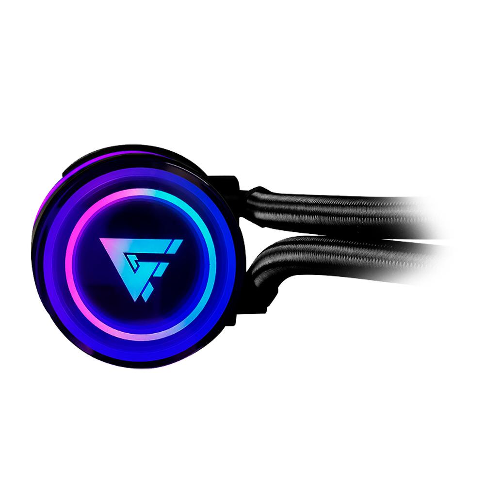 Foto 6 pulgar | Enfriamiento Líquido Game Factor LQG700 360 mm RGB AM4 LGA1700 Negro LQG700-BK