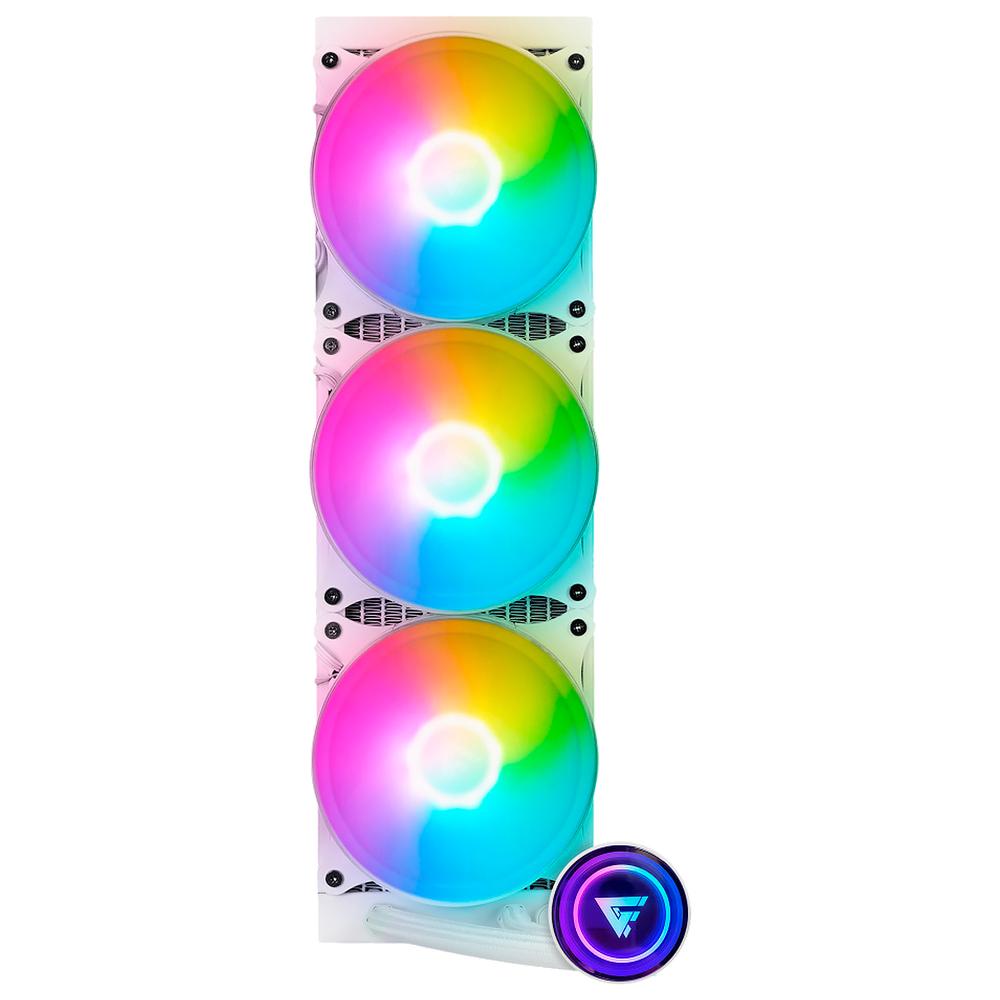 Foto 2 pulgar | Enfriamiento Liquido Game Factor Lqg700 360 Rgb 2550rpm Am4 Lga1700 Blanco Lqg700-wh