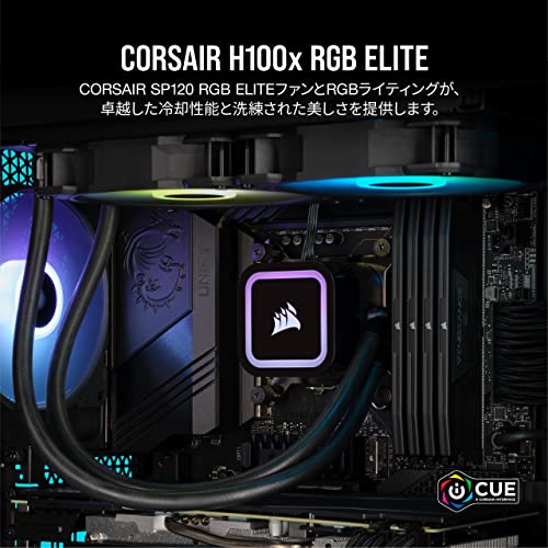 Foto 3 pulgar | Venta Internacional - Refrigerador De Cpu Líquido Corsair H100x Rgb Elite Para Esc