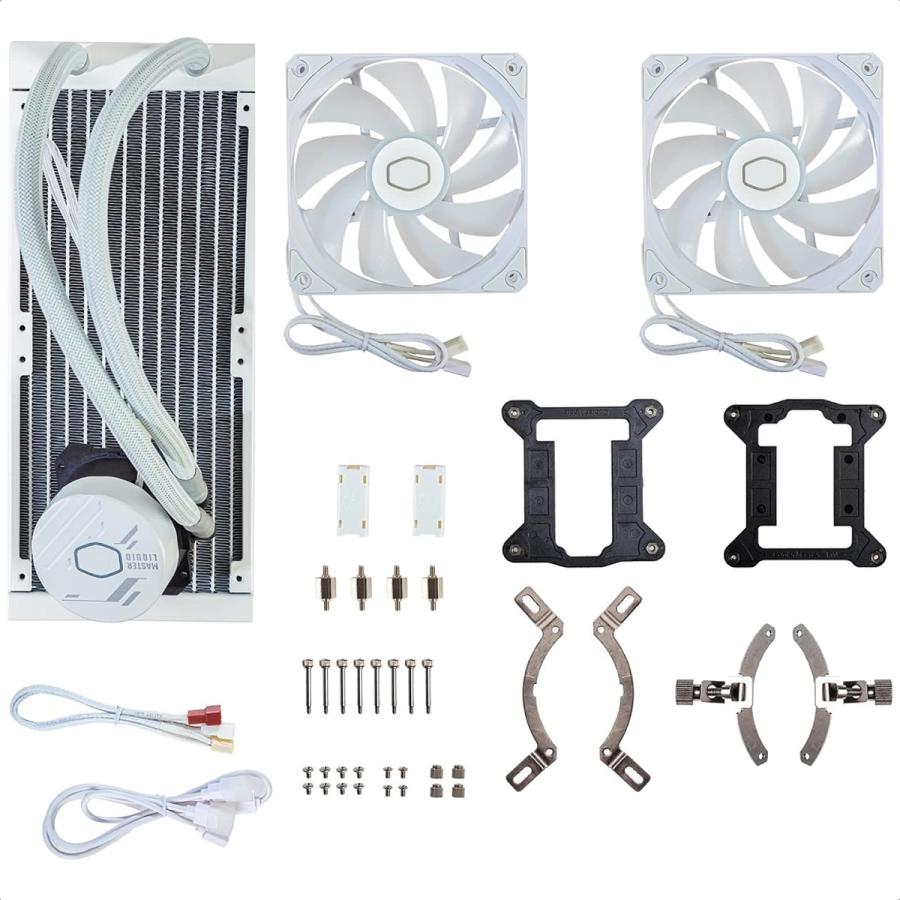 Foto 7 pulgar | Enfriamiento Liquido Cooler Master Masterliquid 240l Core Argb White Mlw-d24m-a18pz-rw