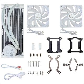 Foto 6 | Enfriamiento Liquido Cooler Master Masterliquid 240l Core Argb White Mlw-d24m-a18pz-rw