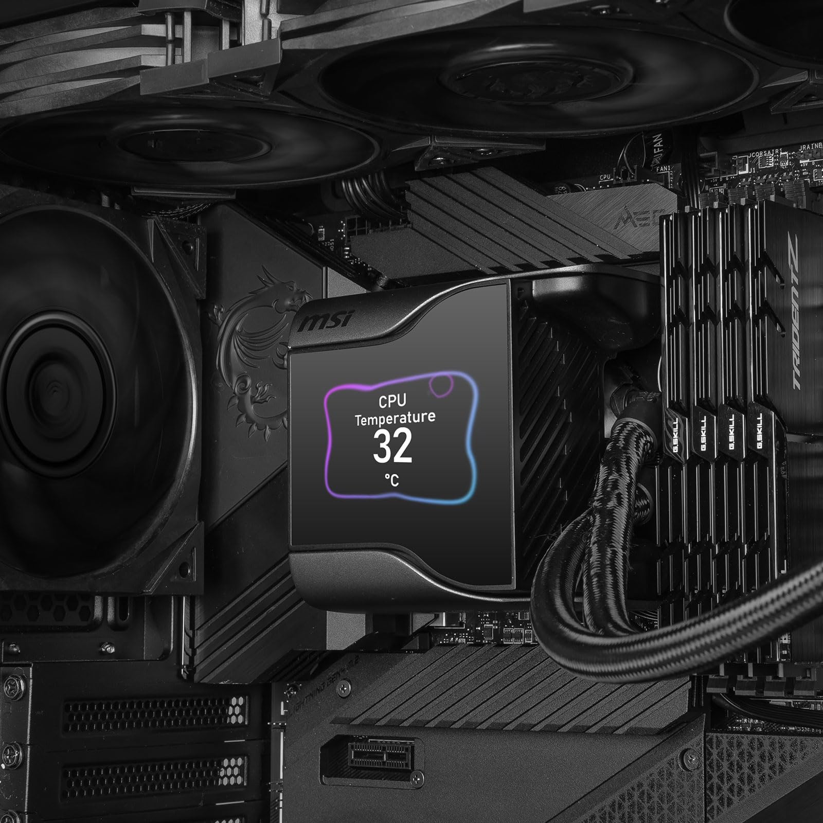 Foto 3 pulgar | Enfriador de Líquido para Cpu Msi Meg Coreliquid S360 Radiator de 360 Mm - Venta Internacional