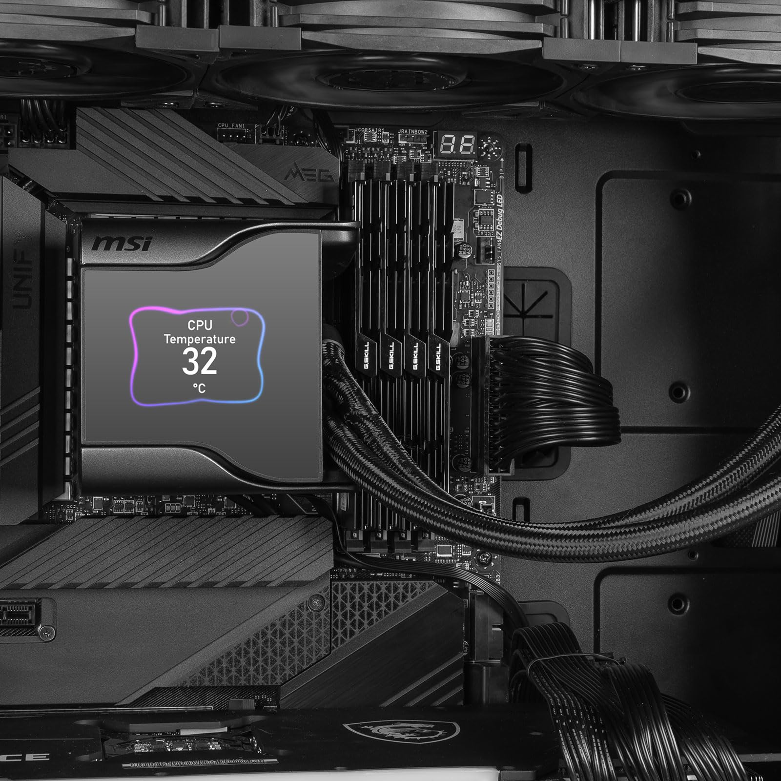 Foto 5 pulgar | Enfriador de Líquido para Cpu Msi Meg Coreliquid S360 Radiator de 360 Mm - Venta Internacional