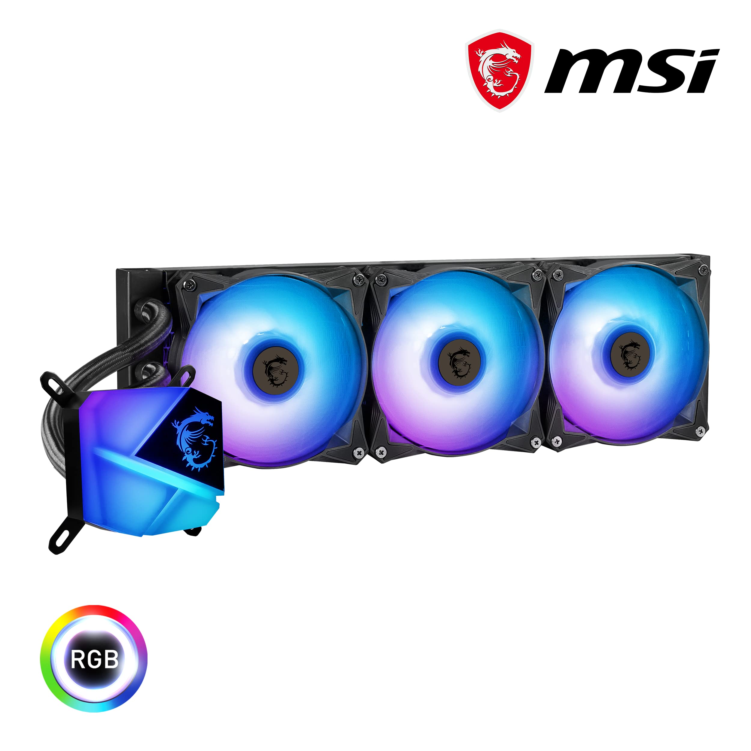 Foto 5 pulgar | Enfriador Líquido para CPU MSI Mag Coreliquid C360 360 mm ARGB Negro - Venta Internacional