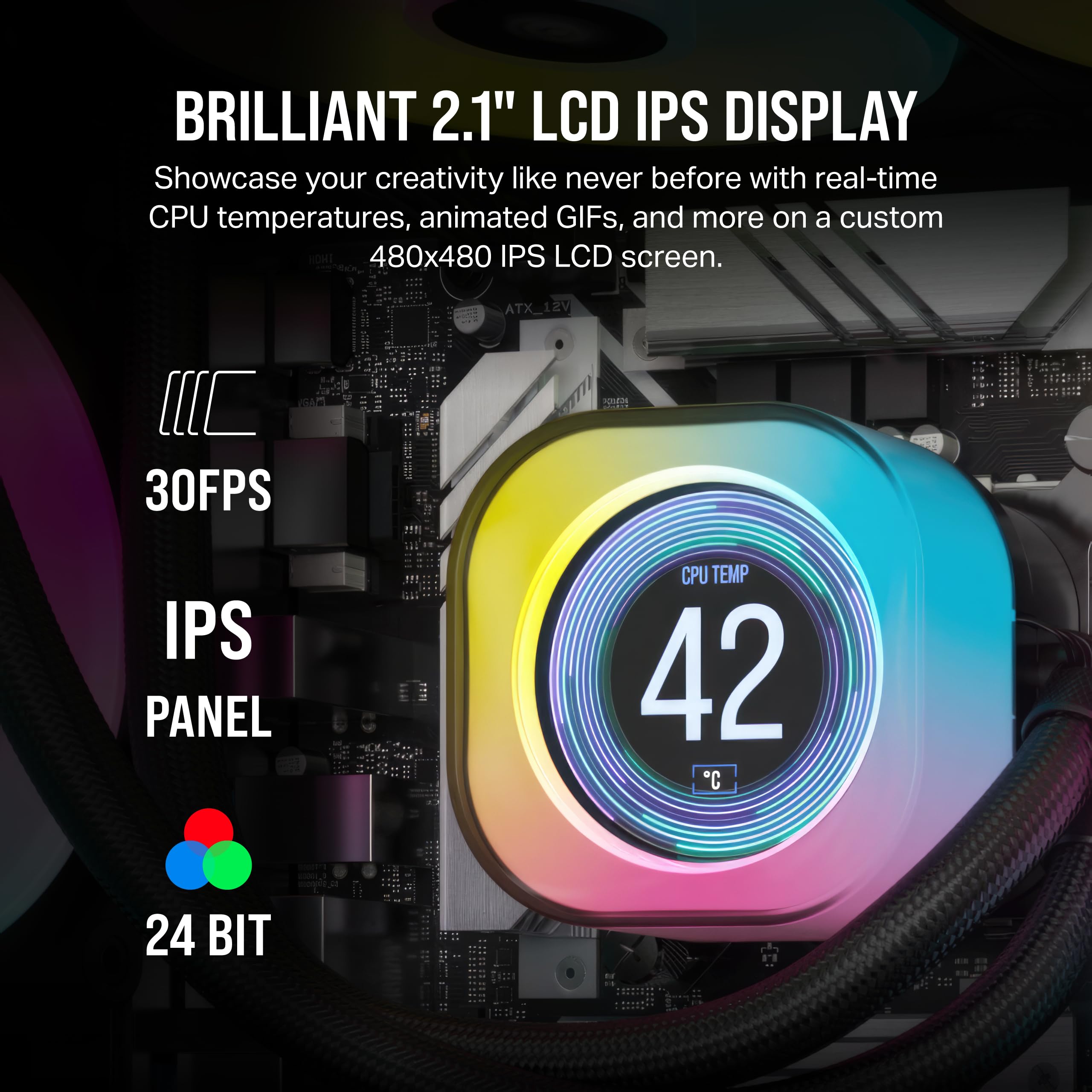 Foto 5 pulgar | Enfriador Líquido Para Cpu Corsair Icue Link H150i Lcd 360 Mm Aio - Venta Internacional.