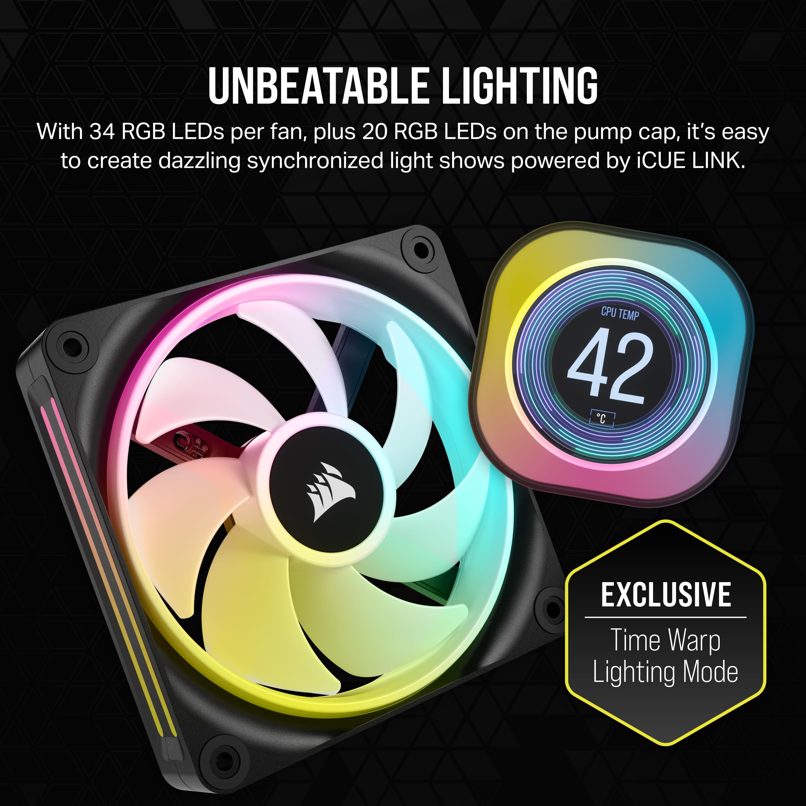 Foto 5 | Enfriador Líquido Para Cpu Corsair Icue Link H150i Lcd 360 Mm Aio - Venta Internacional.