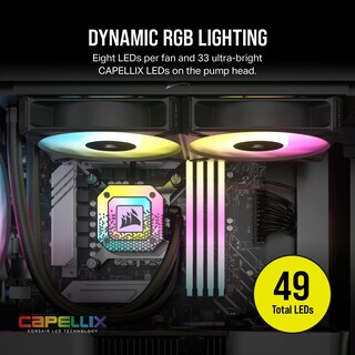 Foto 4 | Enfriador Líquido Para Cpu Corsair Icue H100i Elite Capellix Xt 240mm - Venta Internacional.