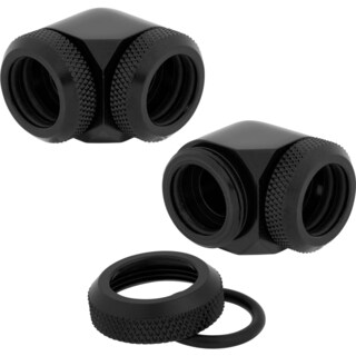 Foto 4 | Fitting Corsair Hydro X Series Xf Hardline 90° 14 Mm Od, Paquete Doble - Venta Internacional.