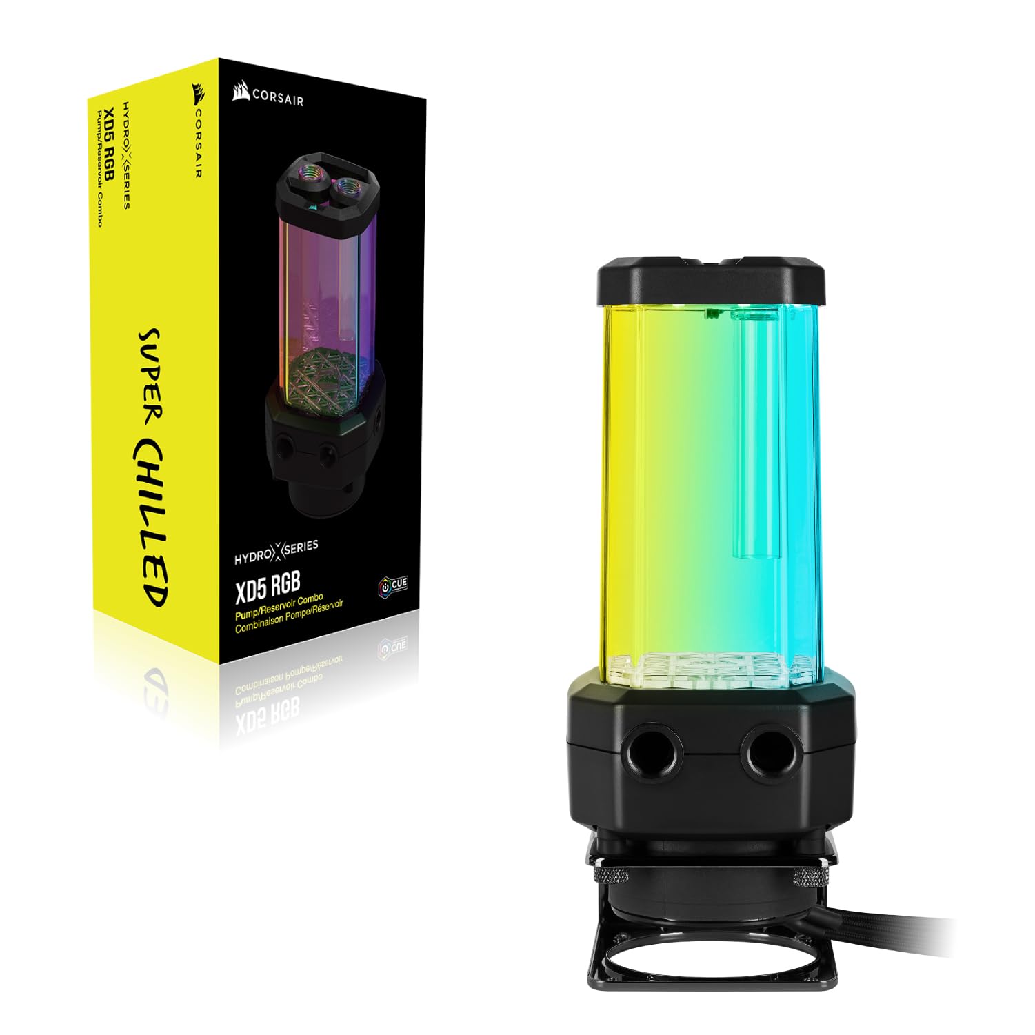 Foto 8 pulgar | Combo De Bomba Y Depósito Corsair Hydro X Series Xd5 Rgb 330 Ml - Venta Internacional.