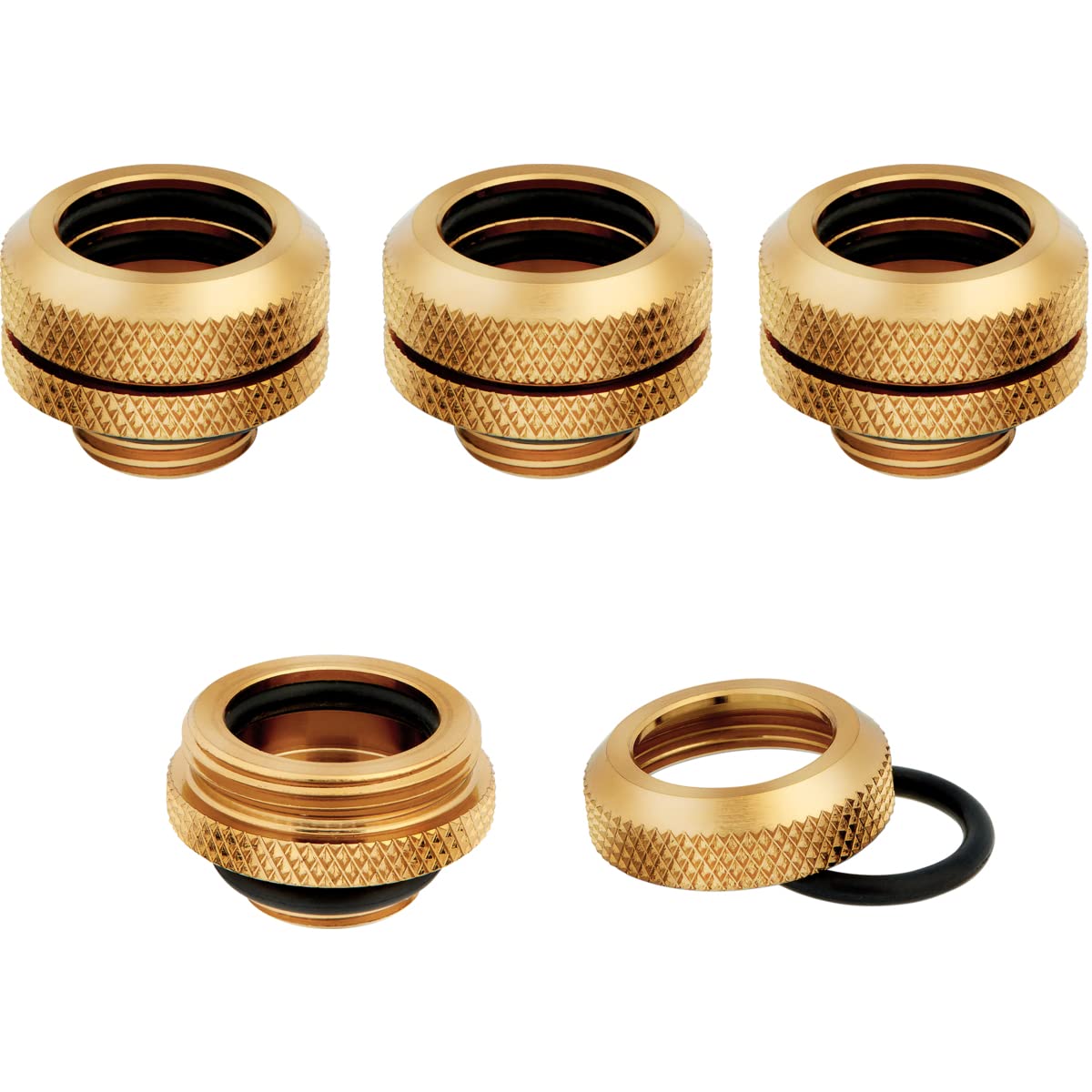 Foto 4 pulgar | Accesorios Corsair Hydro X Series Xf Hardline 14 Mm Od Gold, Paquete De 4 - Venta Internacional.