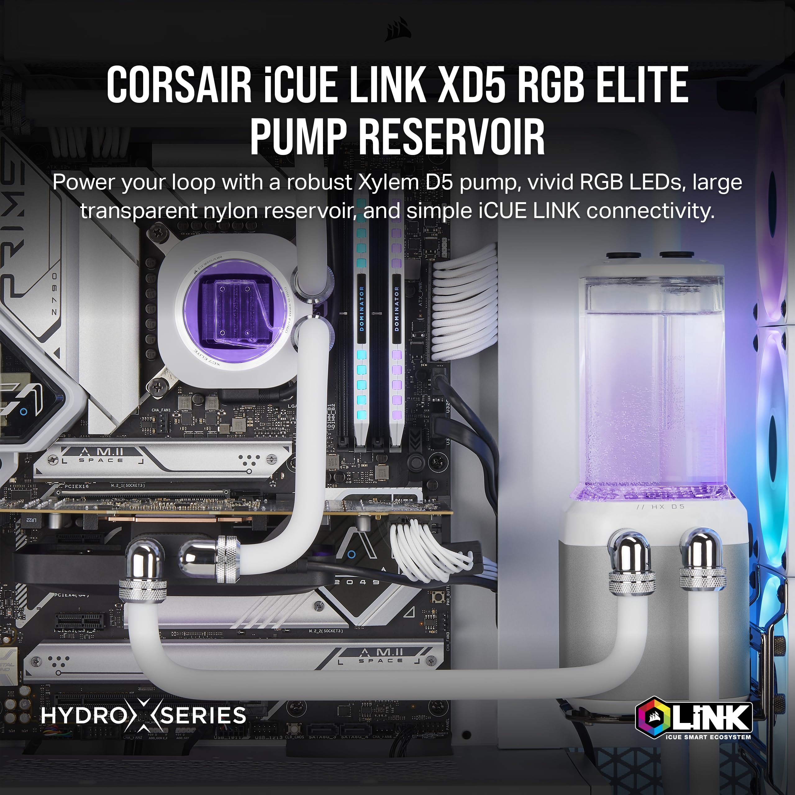 Foto 2 | Unidad Bomba-depósito Corsair Icue Link Xd5 Rgb Elite 440ml - Venta Internacional.